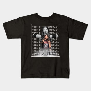 vintage AJ Styles Kids T-Shirt